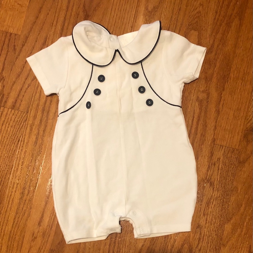 Bella bliss boys romper, 12M.